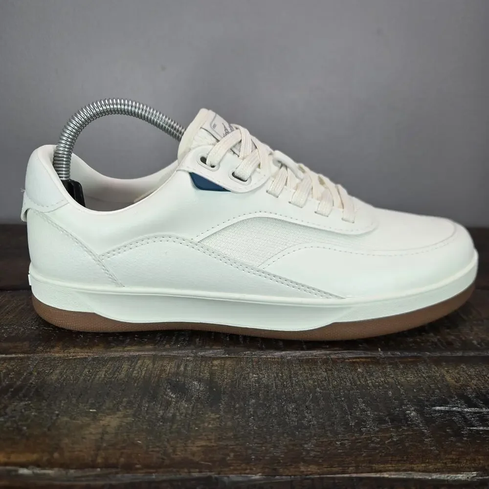 NEW Vessi Courtside Classic Mens Size 7 Waterproof Shoes Casual Off White